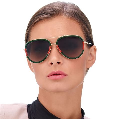 red and green gucci sunglasses|gg0062s gucci sunglasses.